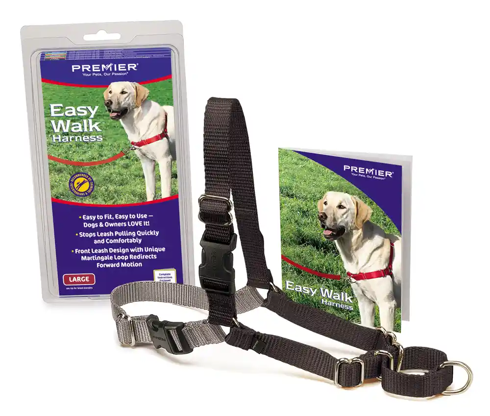 Easy Walk Harness, No Pull Dog Harness Large Black