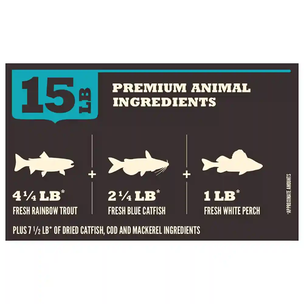 Heritage Dry Dog Food, Freshwater Fish, Biologically Appropriate & Grain Free 13-lb
