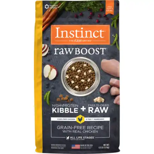 Instinct Raw Boost Grain Free Recipe With Real Chicken Natural Dry Dog Food 23.5-lb