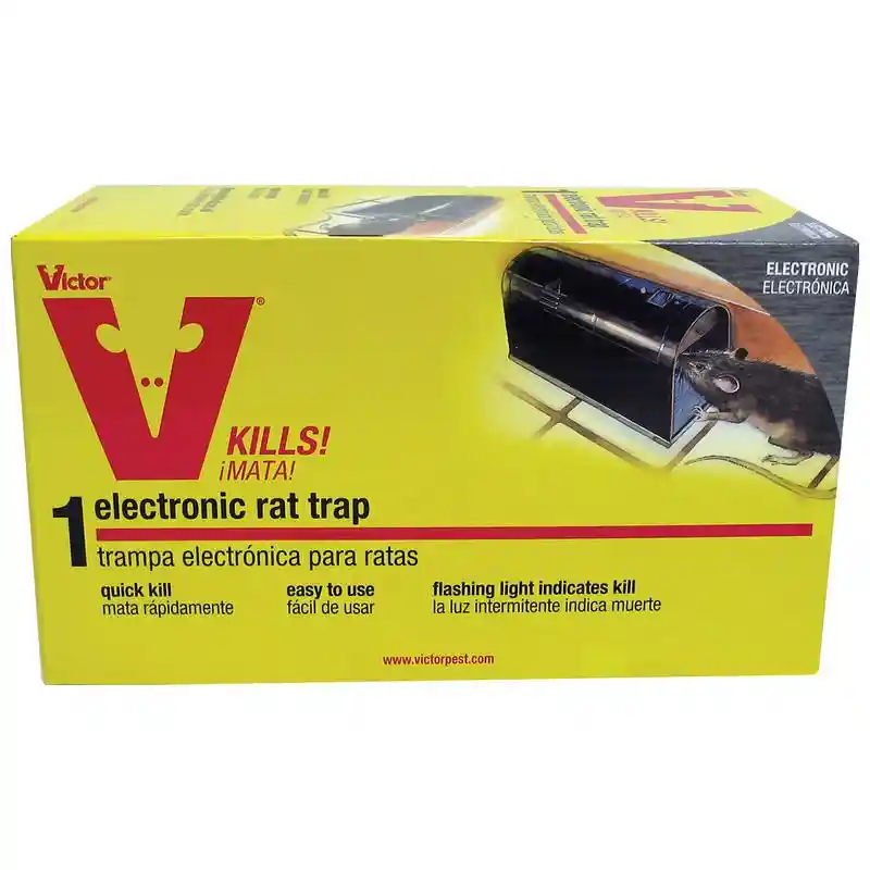Victor Electronic Rat Trap Black 1 Piece