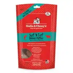 Dinner Patties Surf 'n Turf Grain Free Freeze Dried Raw Dog Food 14.0z