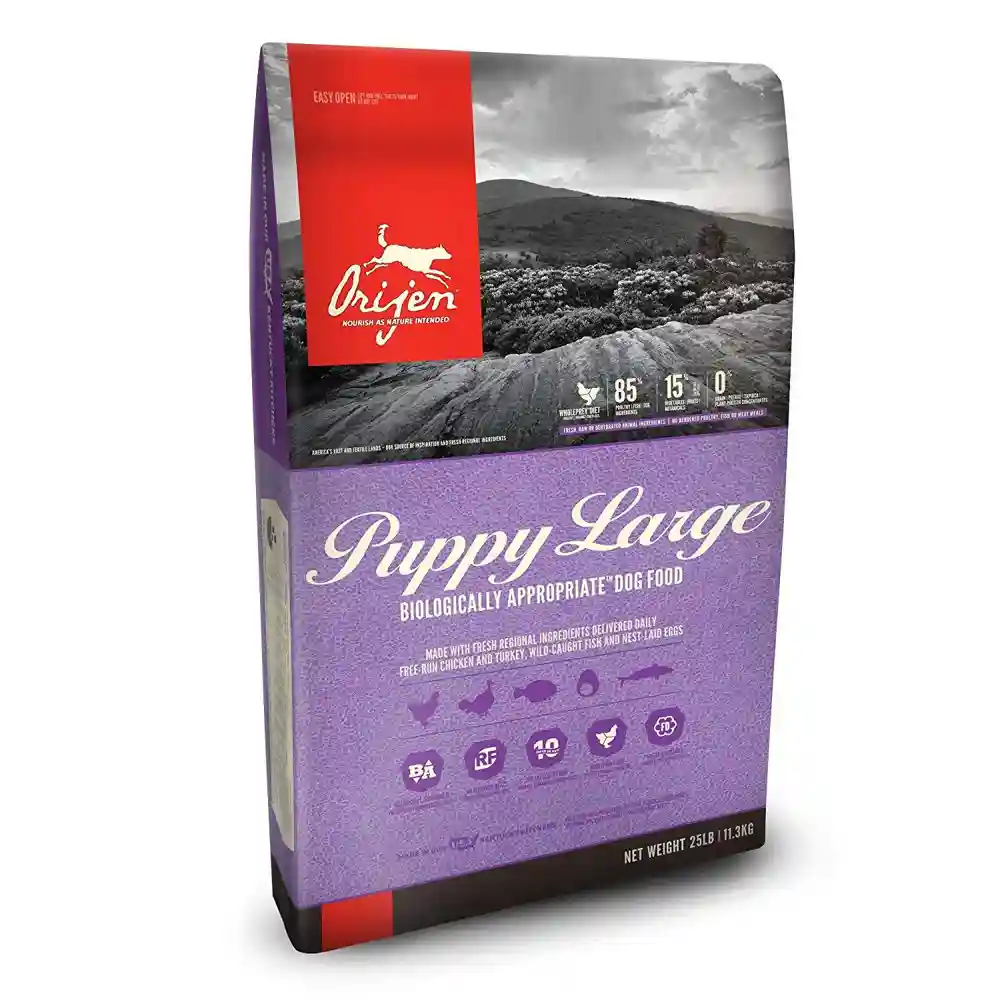 Dry Dog Food, Puppy Large, Biologically Appropriate & Grain Free 25-lb