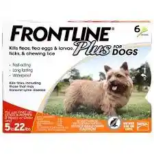 Frontline Plus Yellow Dog 0-22 Lbs 3 Pk
