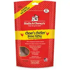 Dinner Patties Chewy's Chicken Grain Free Freeze Dried Raw Dog Food 14-oz