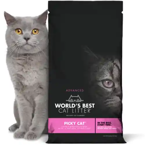 Advanced Picky Cat Multiple Cat Clumping Cat Litter 12-lb