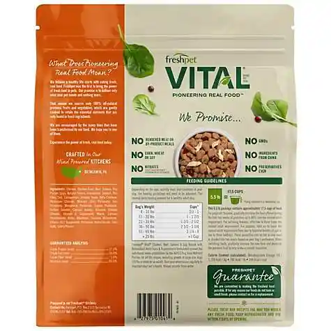 Vital Complete Meals Grain-free Chicken, Beef, Salmon & Egg Fresh Dog Food 1.75-lb
