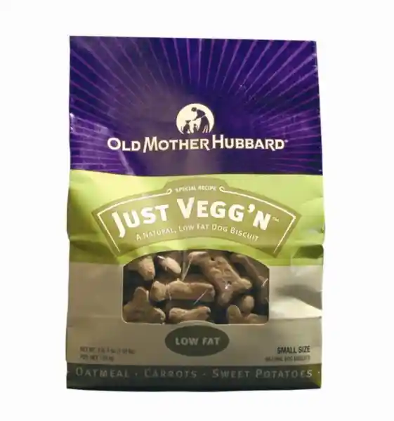Crunchy Classic Natural Just Veg'n Biscuits Dog Treats Small 3-lb