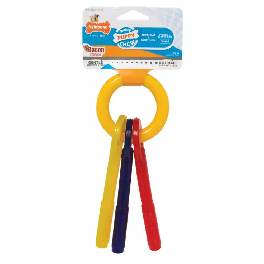 Puppy Teething Chew Keys X-small, Up To 15-lbs