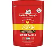 Dinner Patties Chewy's Chicken Grain Free Freeze Dried Raw Dog Food 25-oz