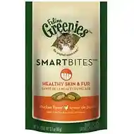 Smartbites Heathy Skin & Fur Salmon Cat Treats 2.1-oz