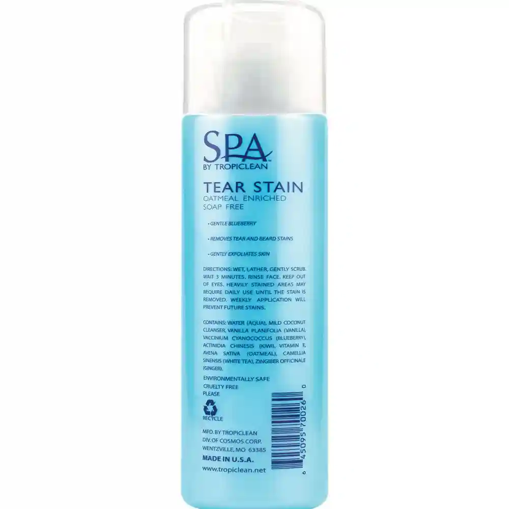 Spa Tear Stain Cleanser For Dogs 8-oz