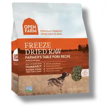 Farmers Table Pork Recipe Freeze Dried Raw Dog Food 13.5-oz