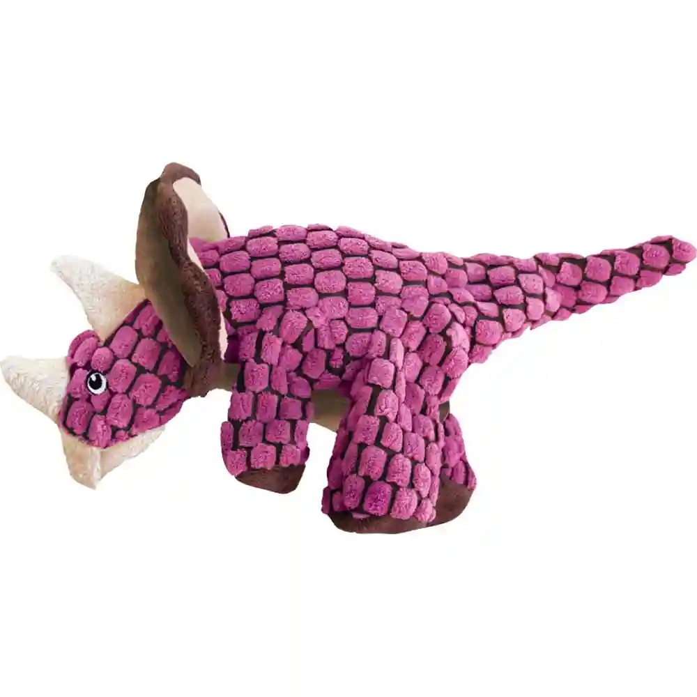 Dynos Triceratops Plush Dog Toy Large