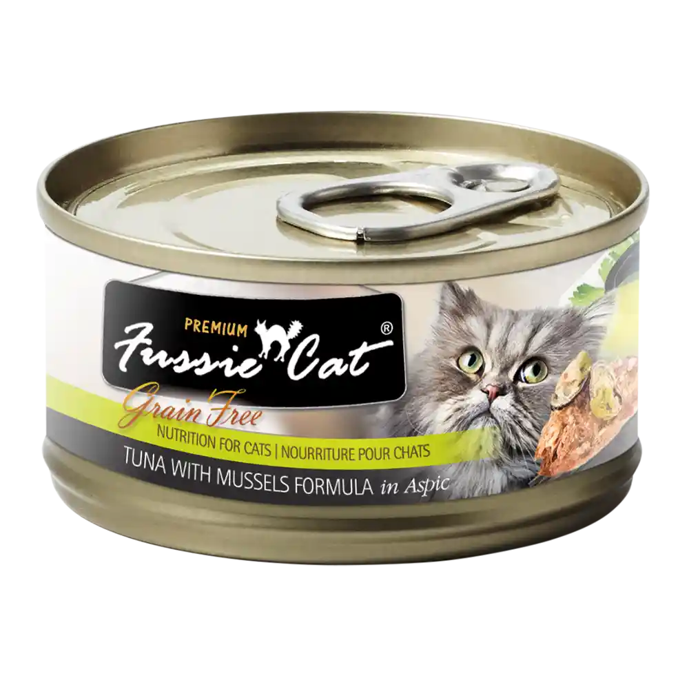 Premium Tuna With Mussels Formula In Aspic Grain-free Canned Cat Food 2.8-oz