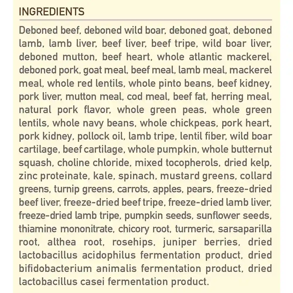 Dry Cat Food, Regional Red, Biologically Appropriate & Grain Free 12-lb