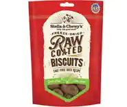 Raw Coated Biscuits Cage-free Duck Recipe Dog Treats 9-oz