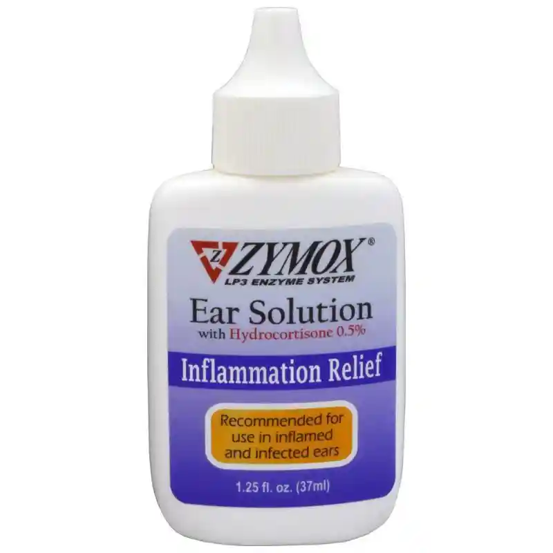 Zymox Ear Solution 5 Hydrocort 1.25 Oz