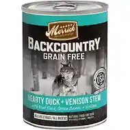 Backcountry Grain-free Hearty Duck & Venison Stew Canned Dog Food 12.7-oz