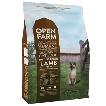 Grain Free Pasture Raised Lamb Recipe Dry Cat Food 8-lb