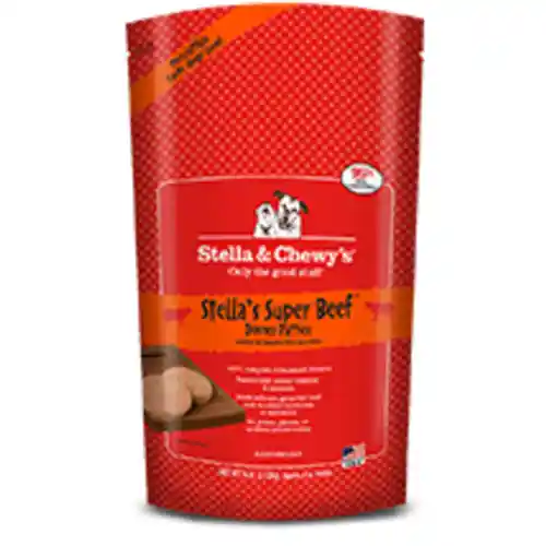 Dinner Patties Stella's Super Beef Raw Frozen Dog Food 6-lb
