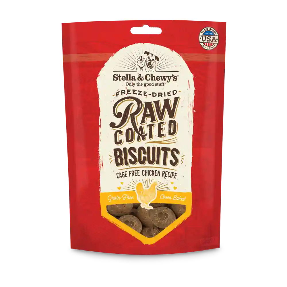 Raw Coated Biscuits Cage-free Chicken Recipe Dog Treats 9-oz
