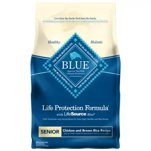 Blue Senior Chicken & Brown Rice 30 Lbs