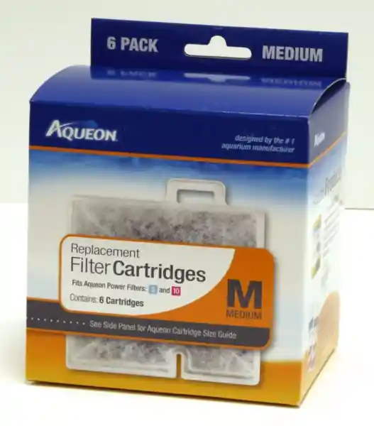Aqueon Filter Cartridge Medium 6 Pack