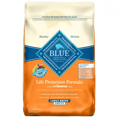 Blue Adult Large Breed Chicken & Brown Rice 30 Lb