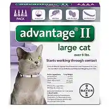 Advantage Ii Cat Purple Over 9 Lbs 4 Pk
