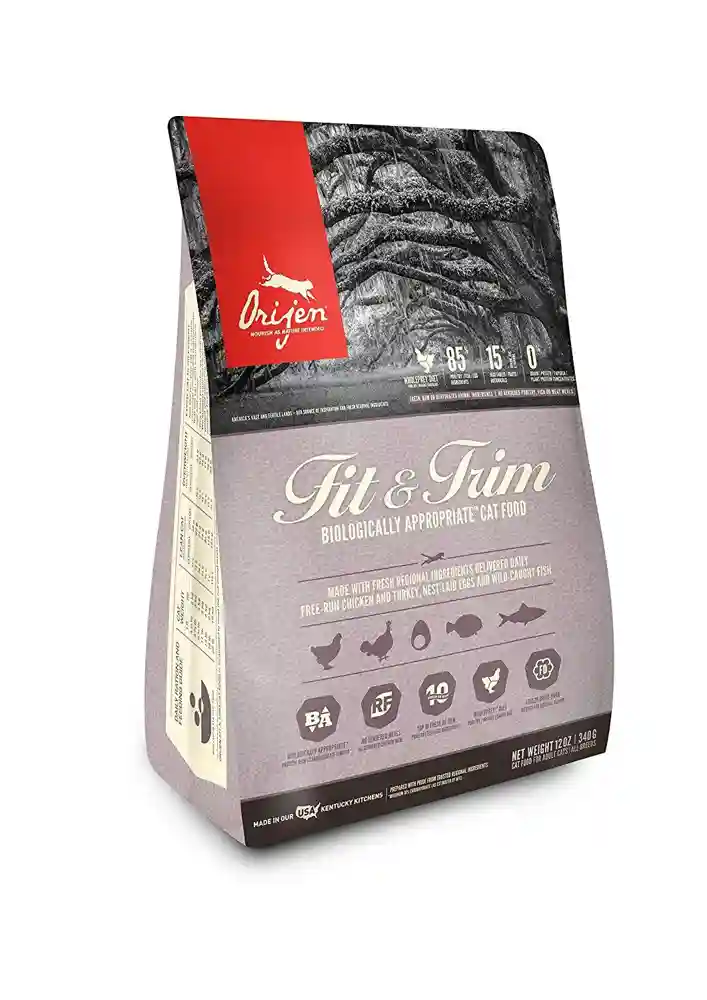 Dry Cat Food, Fit & Trim, Biologically Appropriate & Grain Free 12-lb