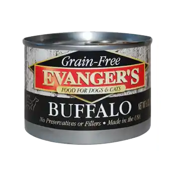 Evanger's Can Dog Grain Free Buffalo 6 Oz