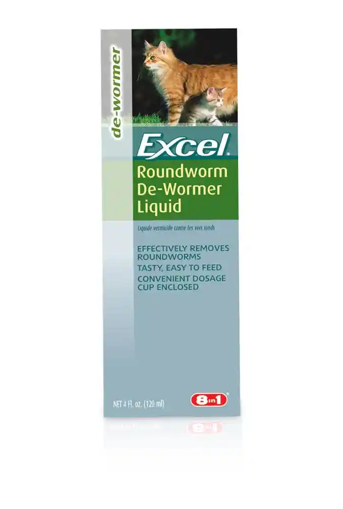 Excel Roundworm De-wormer Liquid 4 Oz