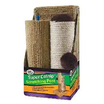 Super Catnip Scratching Post Sisal & Carpet 20"