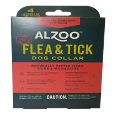 DISC Alzoo Plant Based Flea & Tick Collar Lg Dog