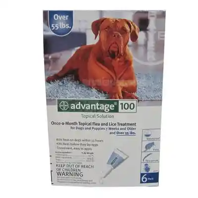 Advantage Ii Dog >55 Lbs 6 Pk