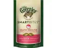 Smartbites Heathy Skin & Fur Salmon Cat Treats 2.1-oz