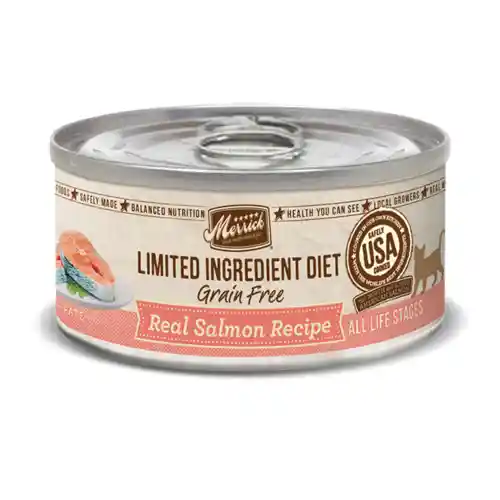 Limited Ingredient Diet Grain-free Real Salmon Pate Recipe Canned Cat Food 5.5-oz