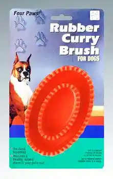 Rubber Curry Brush For Dogs