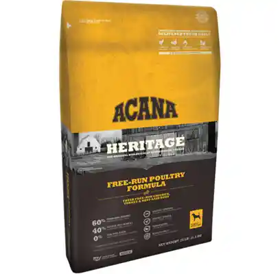 Heritage Dry Dog Food, Free-run Poultry, Biologically Appropriate & Grain Free 25-lb