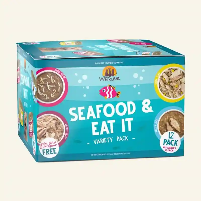 Weruva Cat Can 5 Oz Seafood And Eat It Variety 12/tr