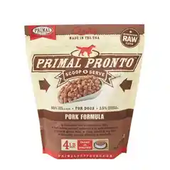 Pronto Raw Pork Frozen Dog Food 4-lb
