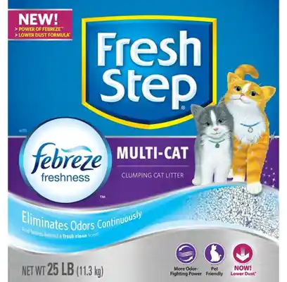 Fresh Step Multi Cat Scented Scoop Litter 25 Lbs