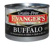 Evanger's Can Dog Grain Free Buffalo 6 Oz