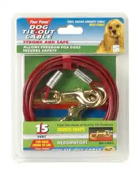 Cable Tieout 950lb 15' Red