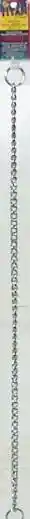 Chain Training Dog Collar, Chrome, 2.5 Mm X 22"