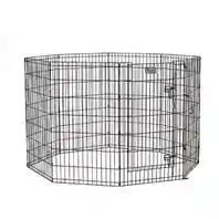 Exercise Pen W/ Door Black 42" High