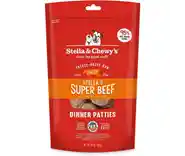 Dinner Patties Stella's Super Beef Grain Free Freeze Dried Raw Dog Food 14-oz