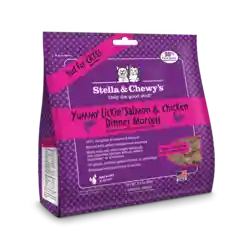 Dinner Morsels Yummy Lickin' Salmon & Chicken Grain Free Freeze Dried Raw Cat Food 3.5-oz