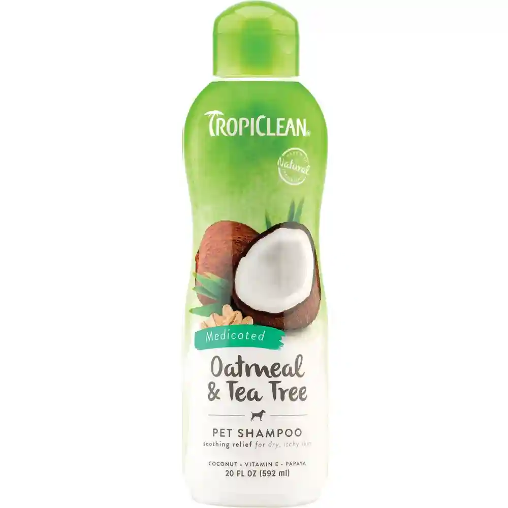 Shampoo Oatmeal & Tea Tree Medicated Formula For Dogs 20-oz