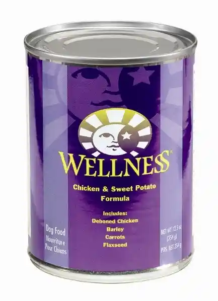 Wellness Can Dog Chicken & Sweet Potato 12.5 Oz